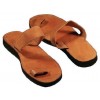 Comfort Sandal Brown Leather Big Toe
